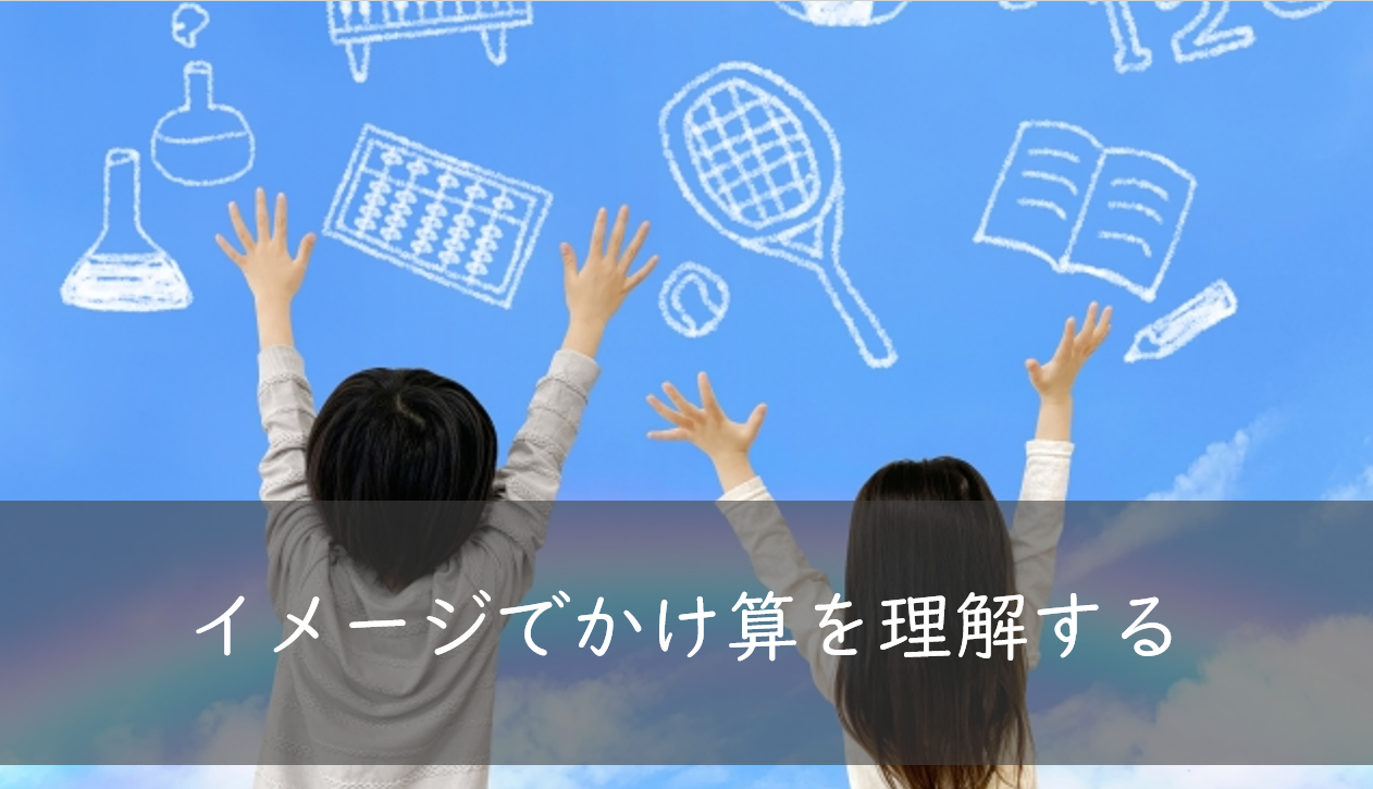 保護中: お絵描き算数「イメージでかけ算を理解する」